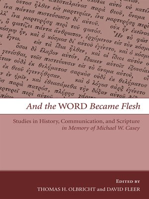 cover image of And the Word Became Flesh